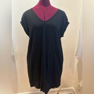 Old Navy Classic Black V-Neck Tunic Dress
